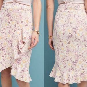 Anthropologie Skye Ruffled Skirt, size 0